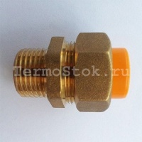 Муфта соединительная Lavita G-V/S 15 x 1/2" НР с диэлектрической вставкой для нержавеющей трубы