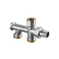 Насадка присоединительная Oventrop Duo для 2-труб. систем с фун. откл-я, G 3/4" НР