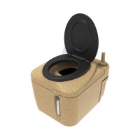 Торфяной биотуалет ЭкоПром «Rostok» ECO песочный гранит