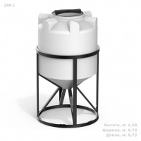 Емкость Полимер-Групп K 200 литров с обрешеткой