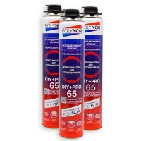 Монтажная пена Polynor DIY + PRO 65