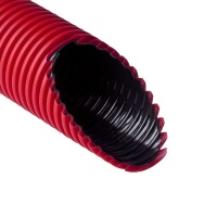 Труба двустенная NASHORN ПНД/ПВД 50 мм SN13 защитная красная 50 м