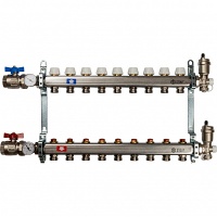 Коллектор Stout из нержавеющей стали в сборе без расходомеров 1/3/4x9, SMS 0912 000009