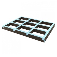 Подиум прямоугольный для поддона Ruspanel 1200х900х50 мм