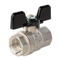 Кран шаровой Stout полнопроходной 1 1/4 ВВ, бабочка