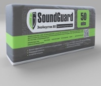 Плита звукопоглащающая SoundGuard ЭкоАкустик 80 1250х600х50мм (3 м2 в уп)
