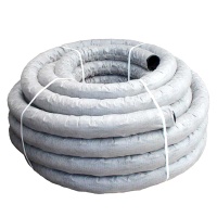 Труба дренажная однослойная NASHORN d110 с перфорацией в фильтре ОМ 80г/м2, 50 м