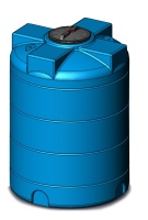 Емкость для воды Анион 2000 л вертикальная крышка  с дыхательным клапаном А_2003ВФК2
