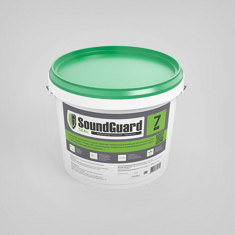 Виброакустический герметик  SoundGuard 7 кг										