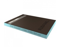 Душевой поддон прямоугольный Ruspanel 1200х900х80 мм уклон в центр